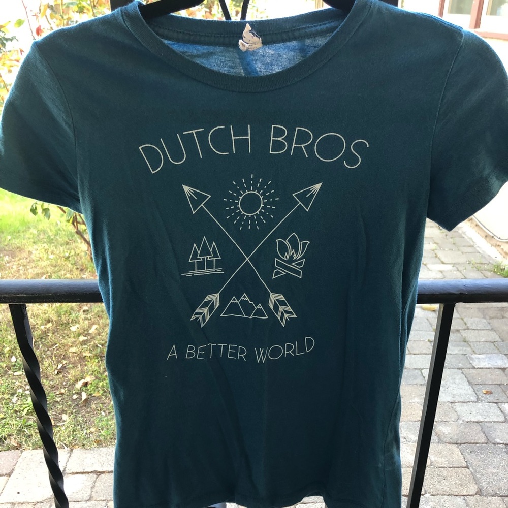 Ocean blue, “a better world” dutch wear.